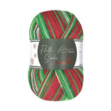 Load image into Gallery viewer, Rellana Garne Flotte Socke 6 Ply Christmas