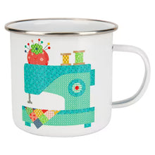 Load image into Gallery viewer, Lori Holt Enamel Tin Mugs
