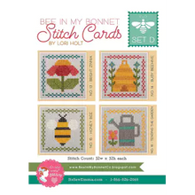 Load image into Gallery viewer, Bee In My Bonnet Stitch Cards
