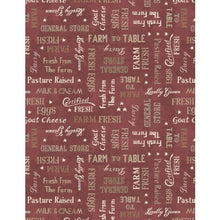 Load image into Gallery viewer, Farmhouse Chic  Farm Words on Cream or Barn Red 89242
